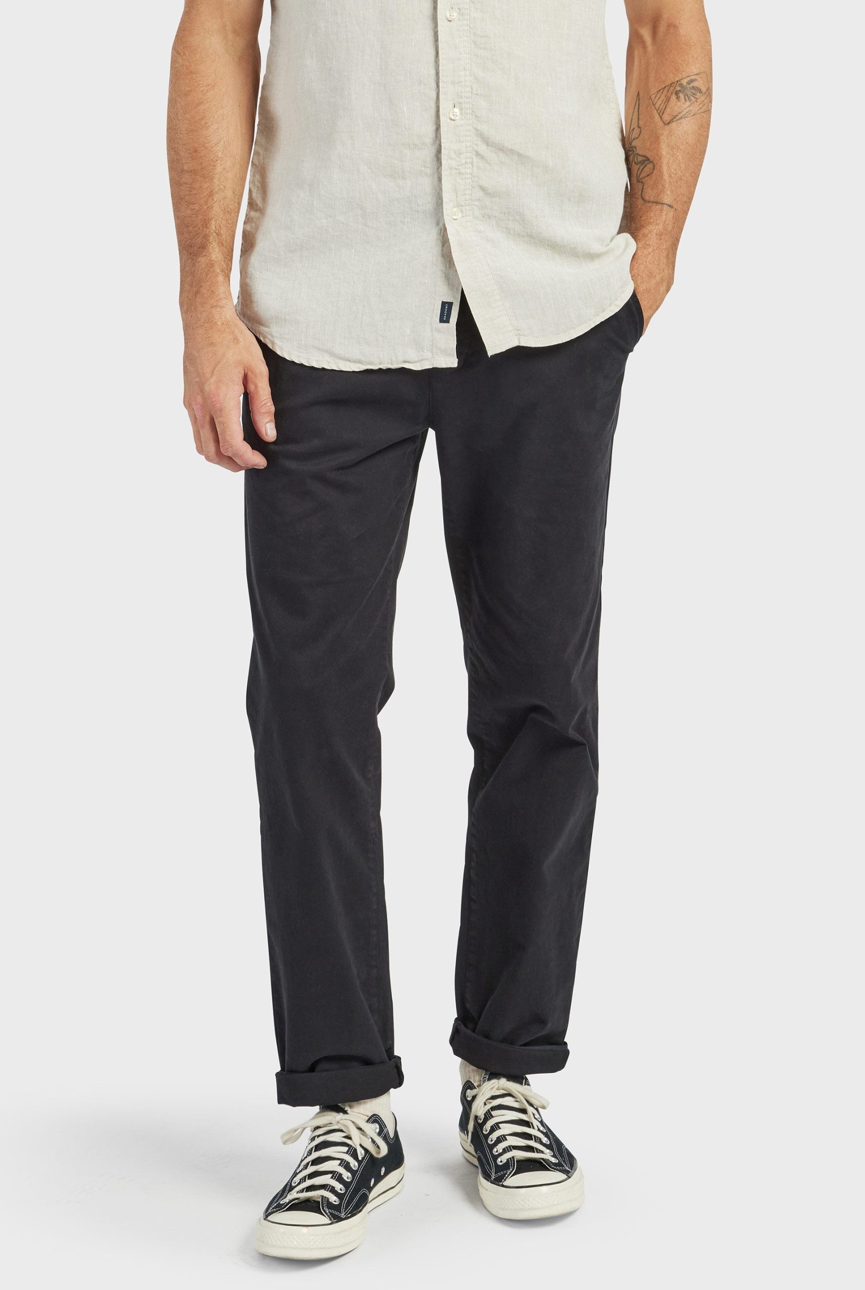 COOPERSTRAIGHTCHINO-BLACK-B.jpg Cooper Straight Chino - Image 1