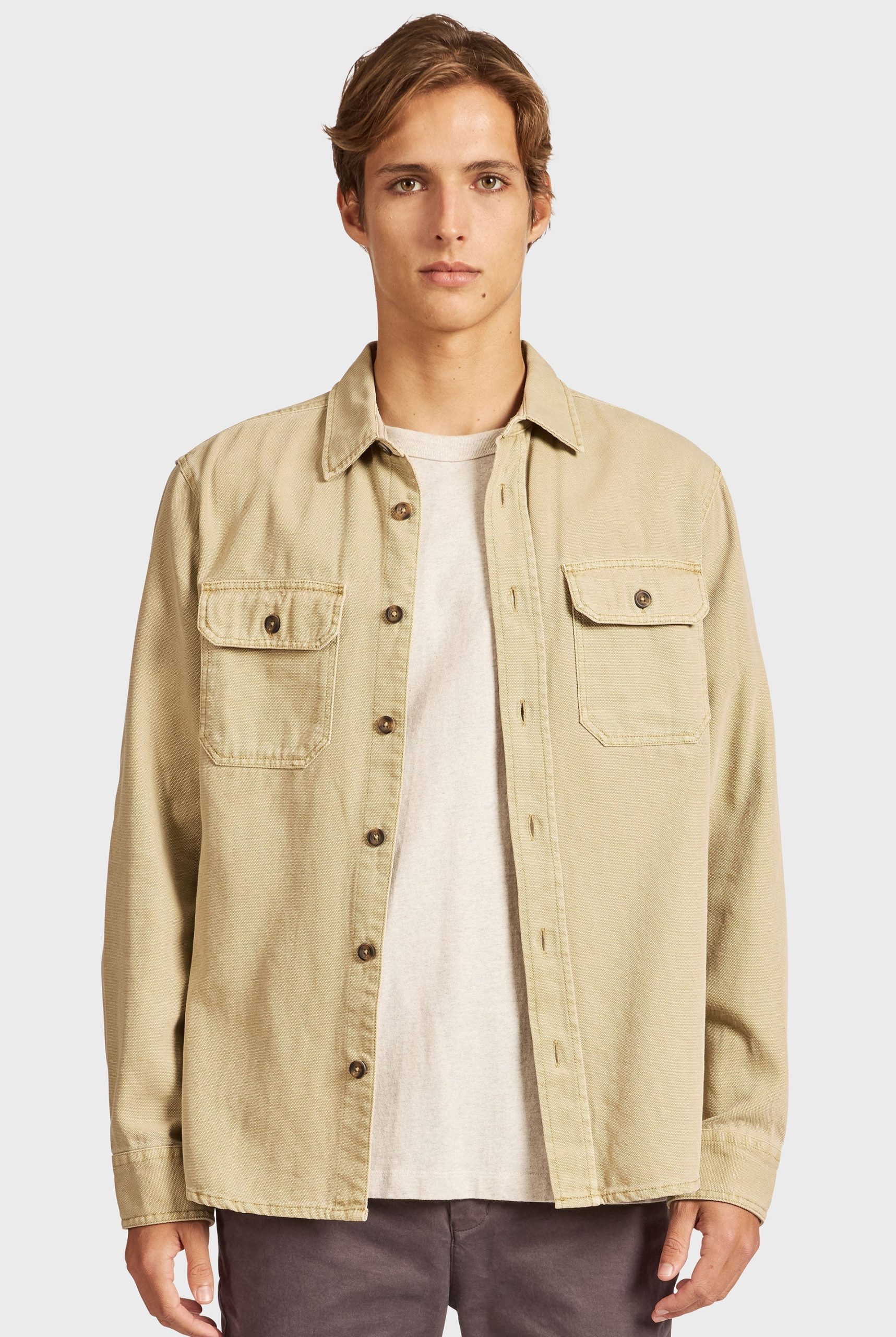 HENRYHEAVYOVERSHIRT-OTTERTAN-B.jpg Henry Overshirt - Image 1