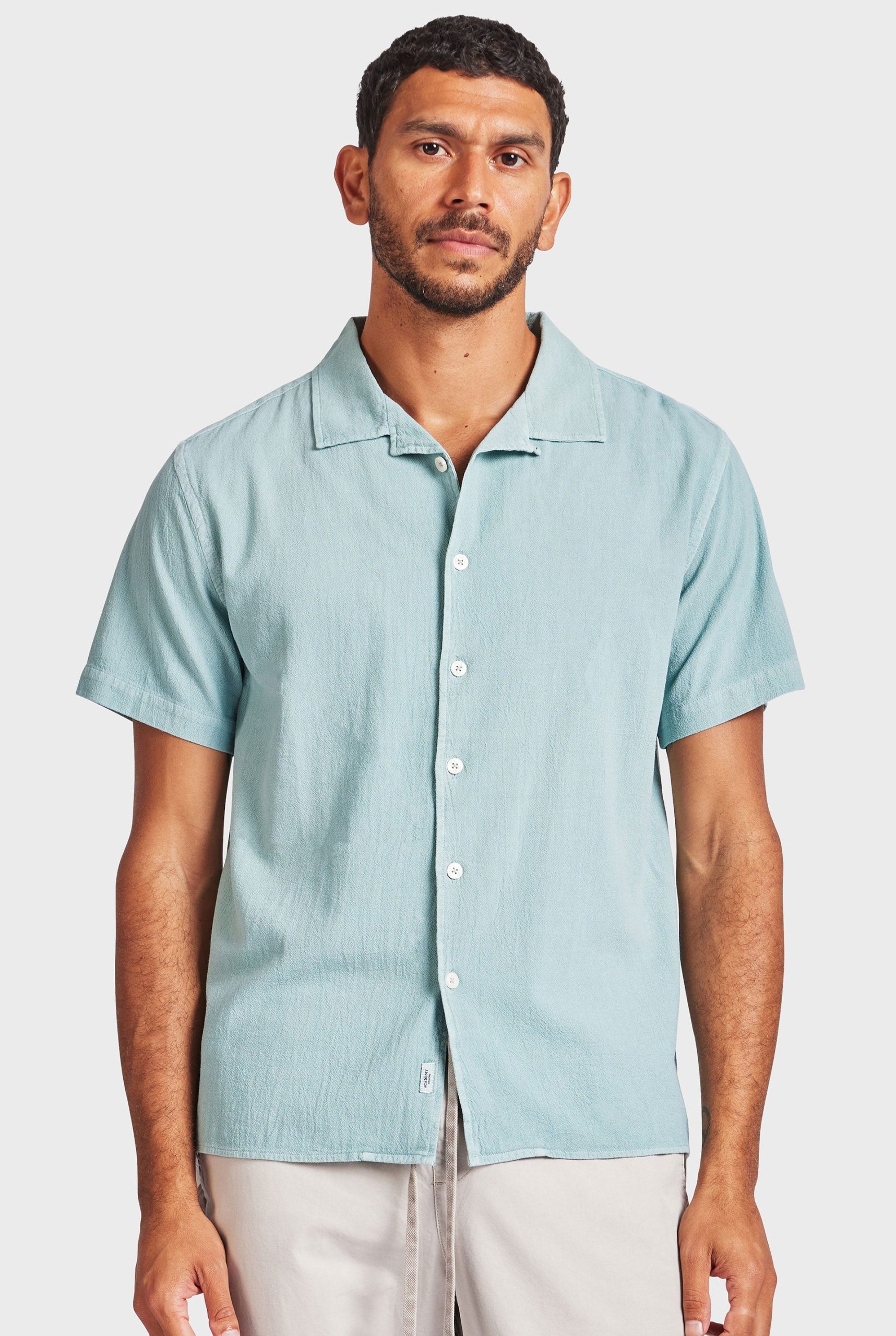 JEDSHIRT-LIGHTDUTCHBLUE-B_6047151e-bcbb-43ac-b2a9-775703e9a19e.jpg Jed Short Sleeve Shirt - Image 1