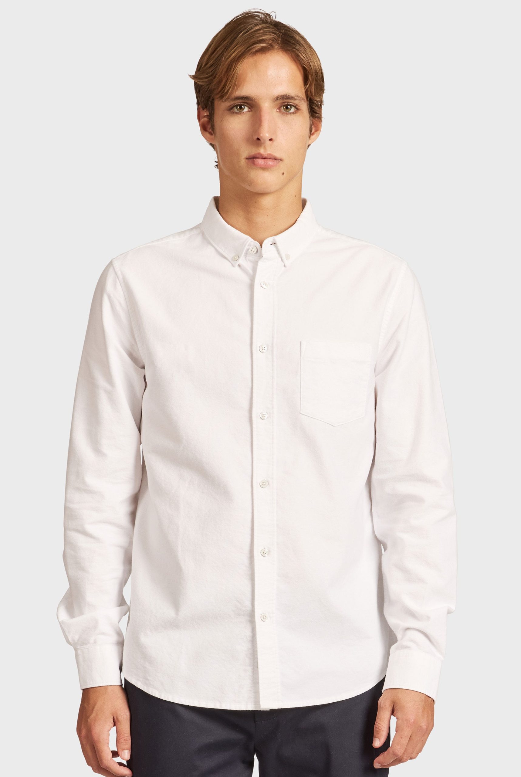 MCQUEENTWILLSHIRT-WHITE-B_95f1962a-cf36-4d7a-bf60-0965470789ab.jpg McQueen Twill Shirt - Image 1
