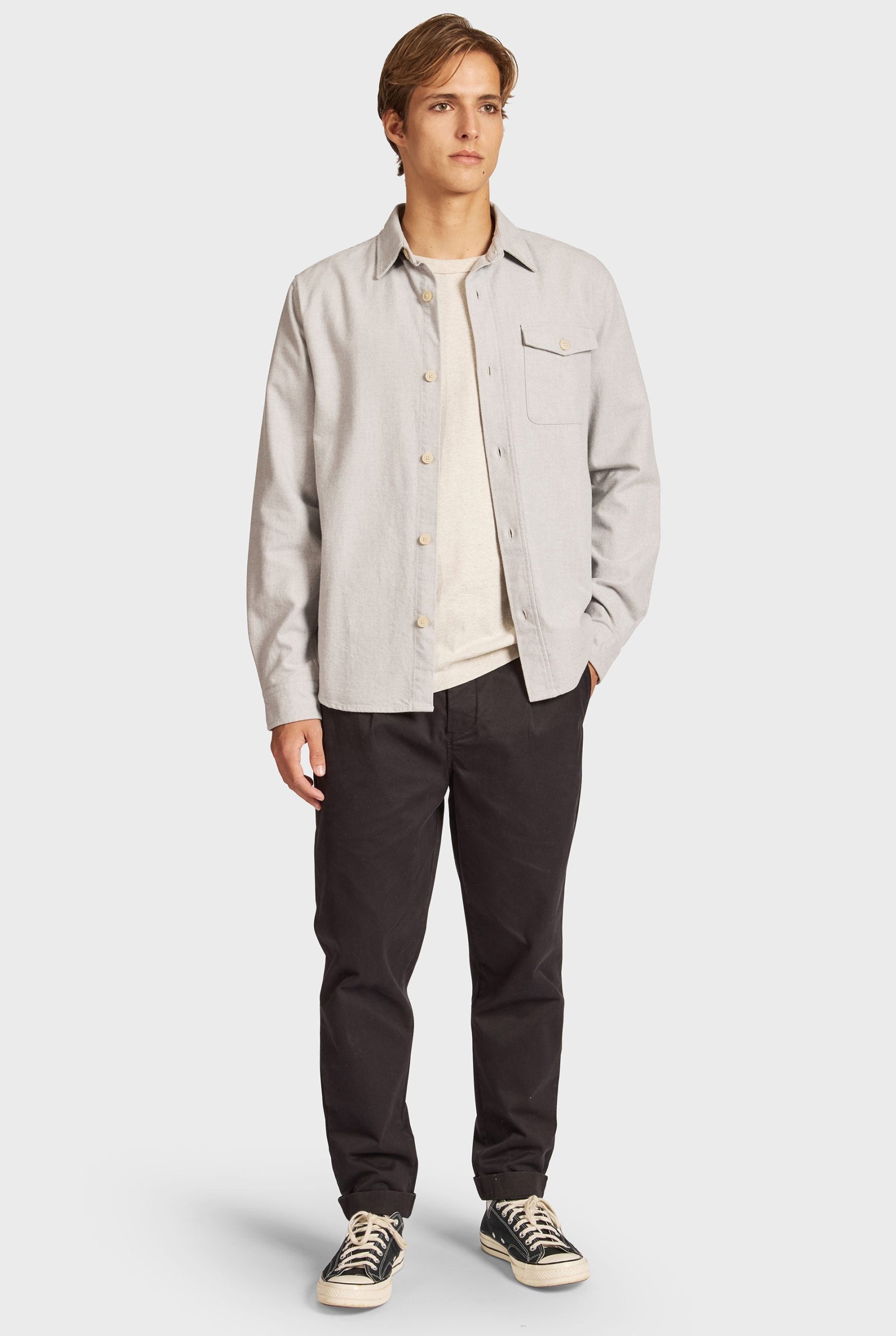 OAKLANDOVERSHIRT-PEWTERGREY-A.jpg Oakland Overshirt - Image 1