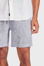 Stripe Riviera Linen Short - Image 4