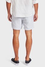 Stripe Riviera Linen Short - Image 5